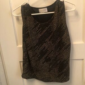 Visions Black and Gold Women's Top for those evenings out. A little stretch